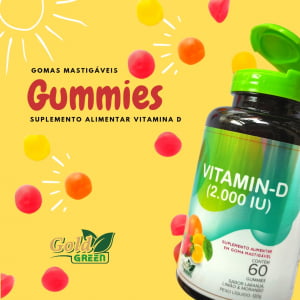 Gummy Vitamin D3 2000UI  - 60 Gomas 